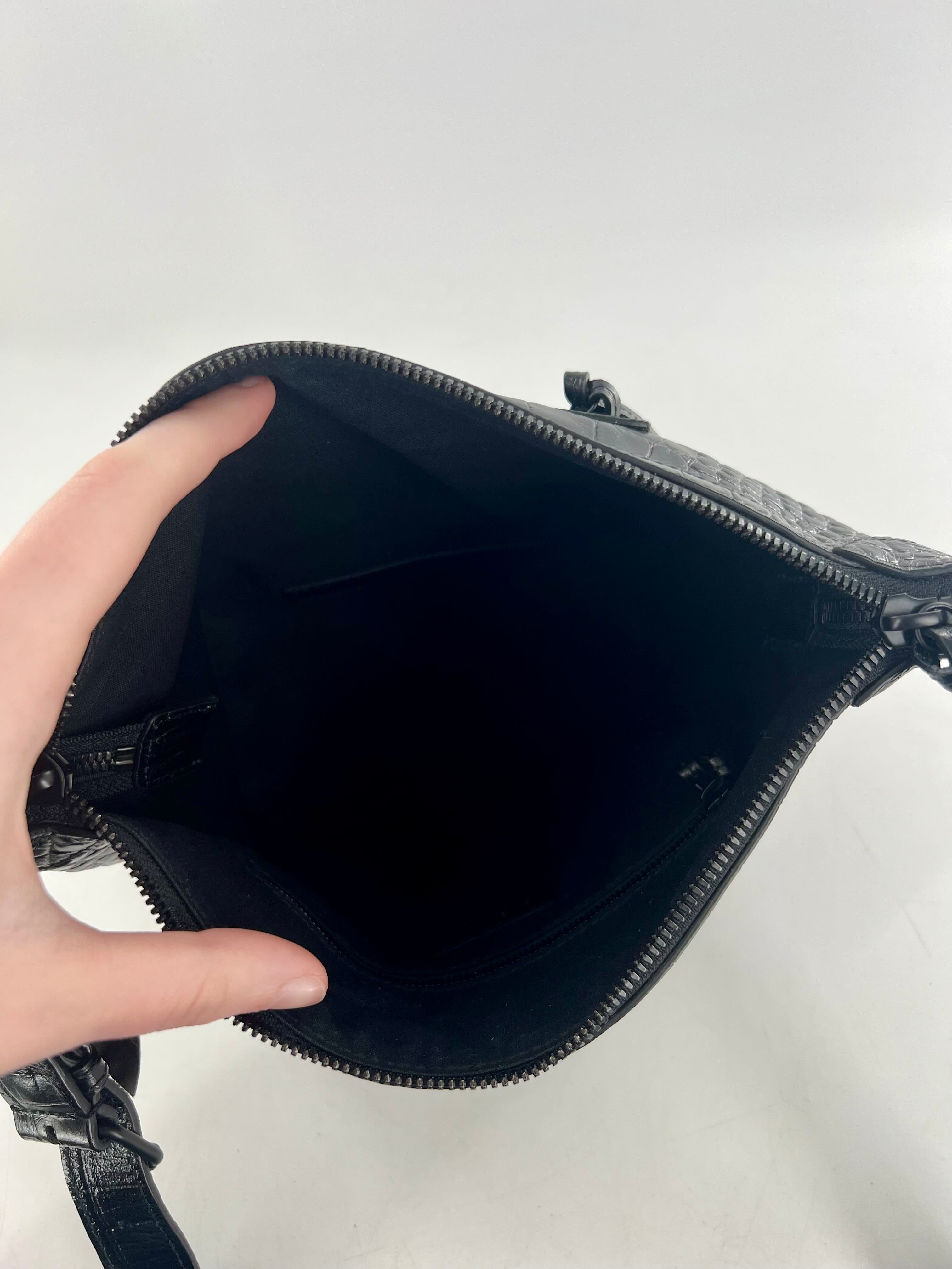 Balenciaga Neo Classic XS Croc Embossed Crossbody 2022