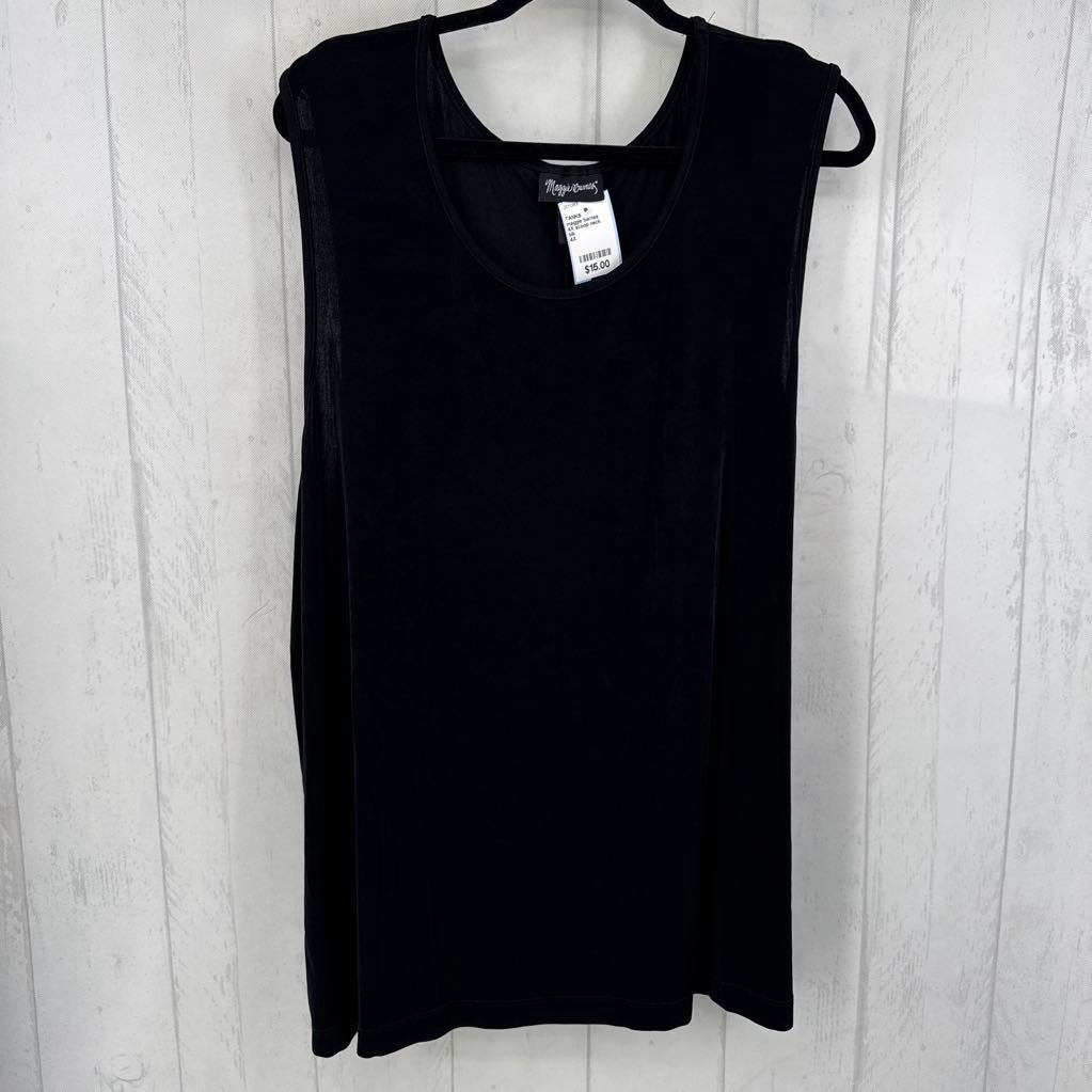 4X scoop neck slvls tunic