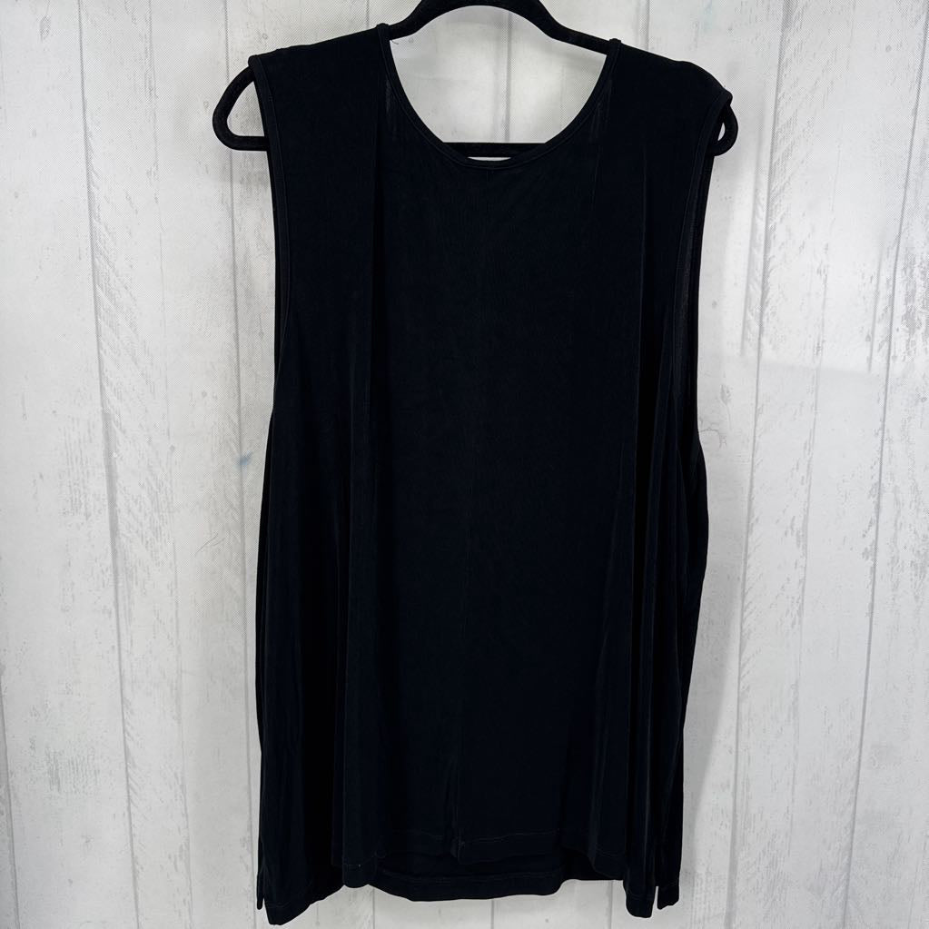 4X scoop neck slvls tunic