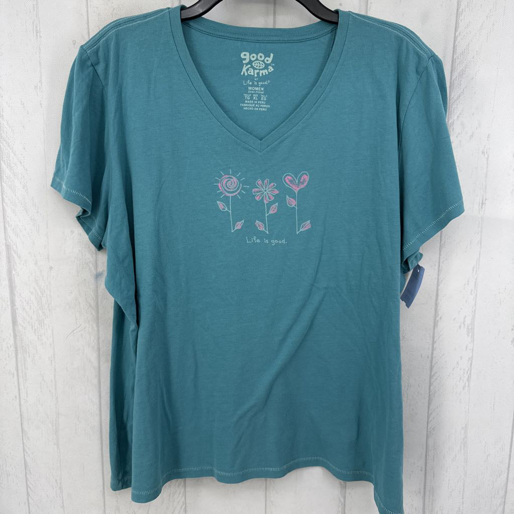 XL graphic s/s tee-good karma