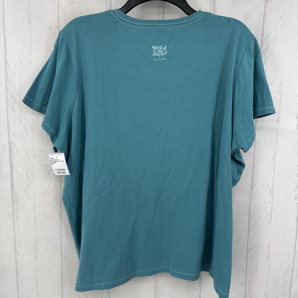 XL graphic s/s tee-good karma