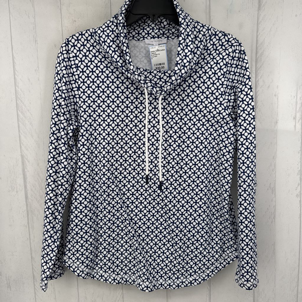 S printed l/s pullover