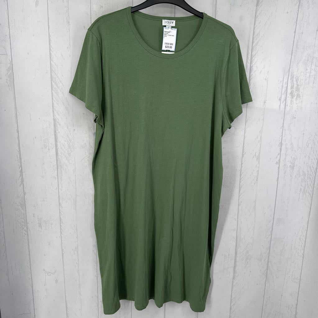 R45 L round neck s/s dress