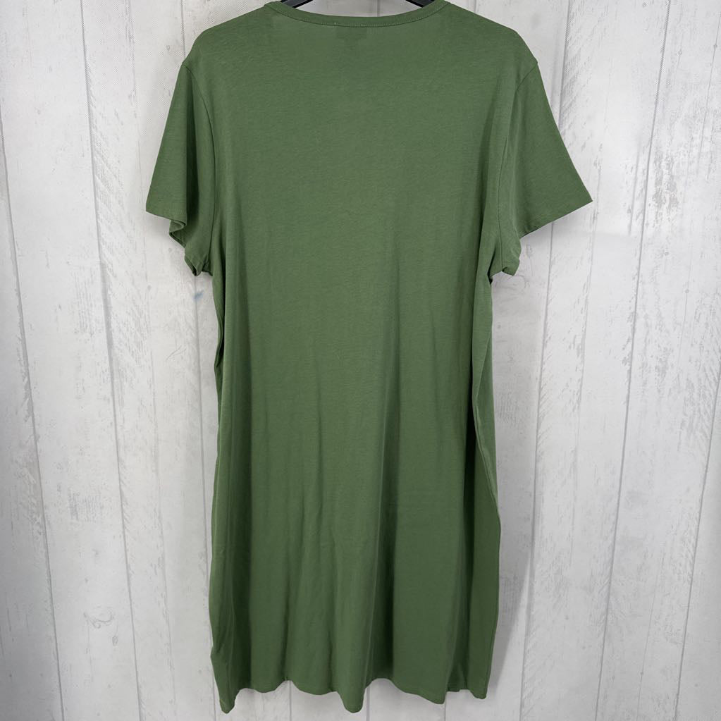 R45 L round neck s/s dress