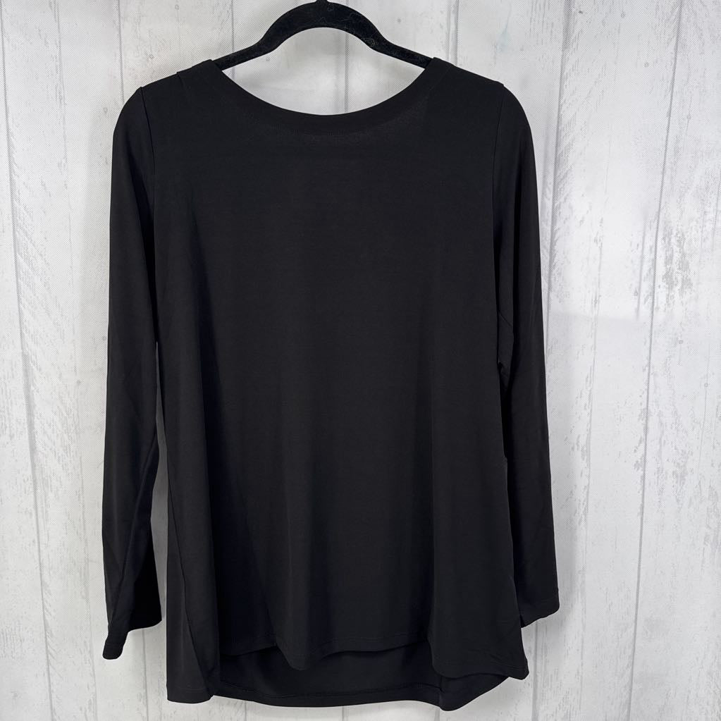 L l/s scoop neck top
