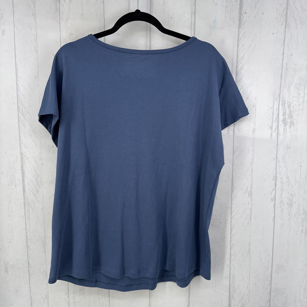 L s/s v-neck top