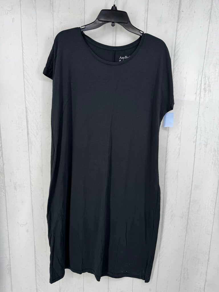 L s/s scoop neck dress