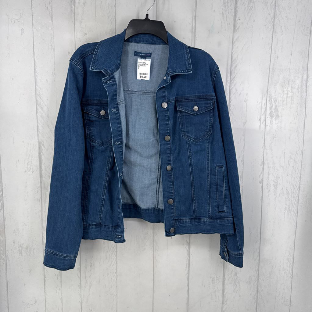12 jean button jacket