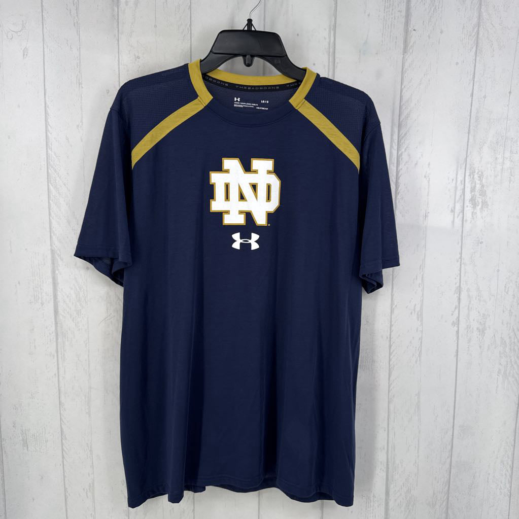 L notre dame s/s top