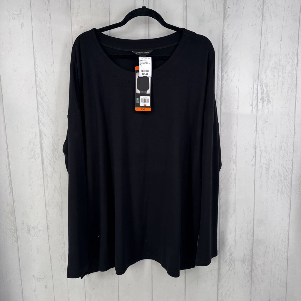 XXL round neck l/s tunic