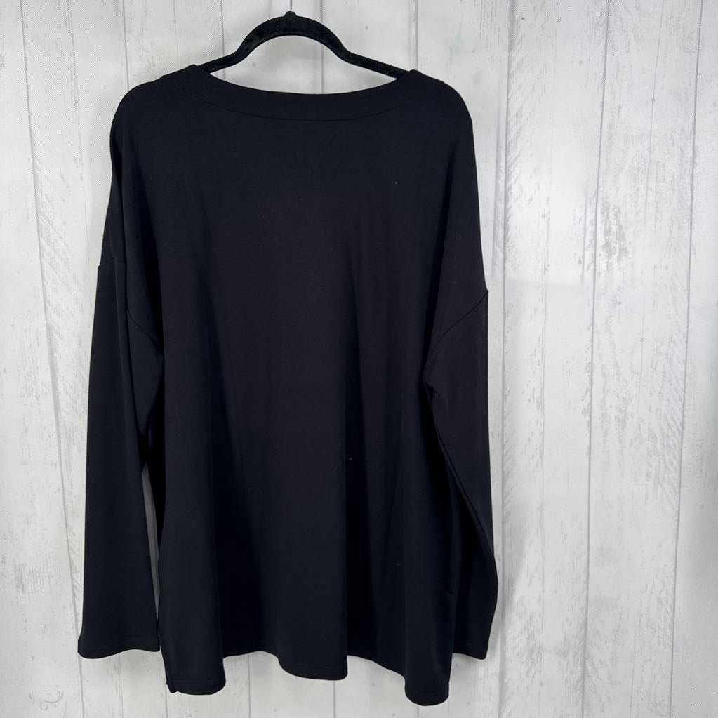 XXL round neck l/s tunic