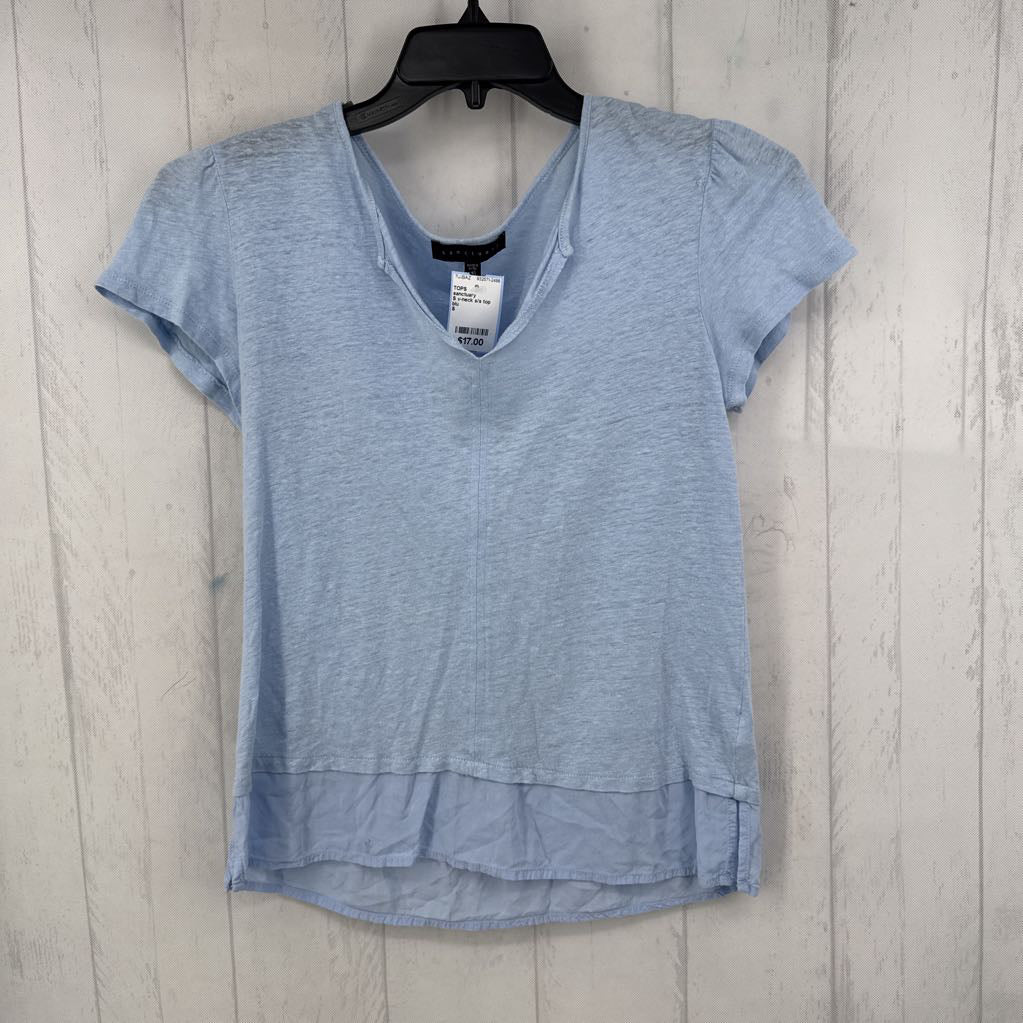 S v-neck s/s top