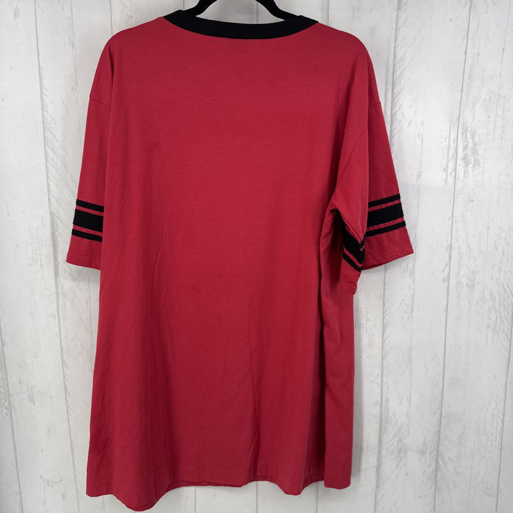 XL v-neck s/s t-shirtdress
