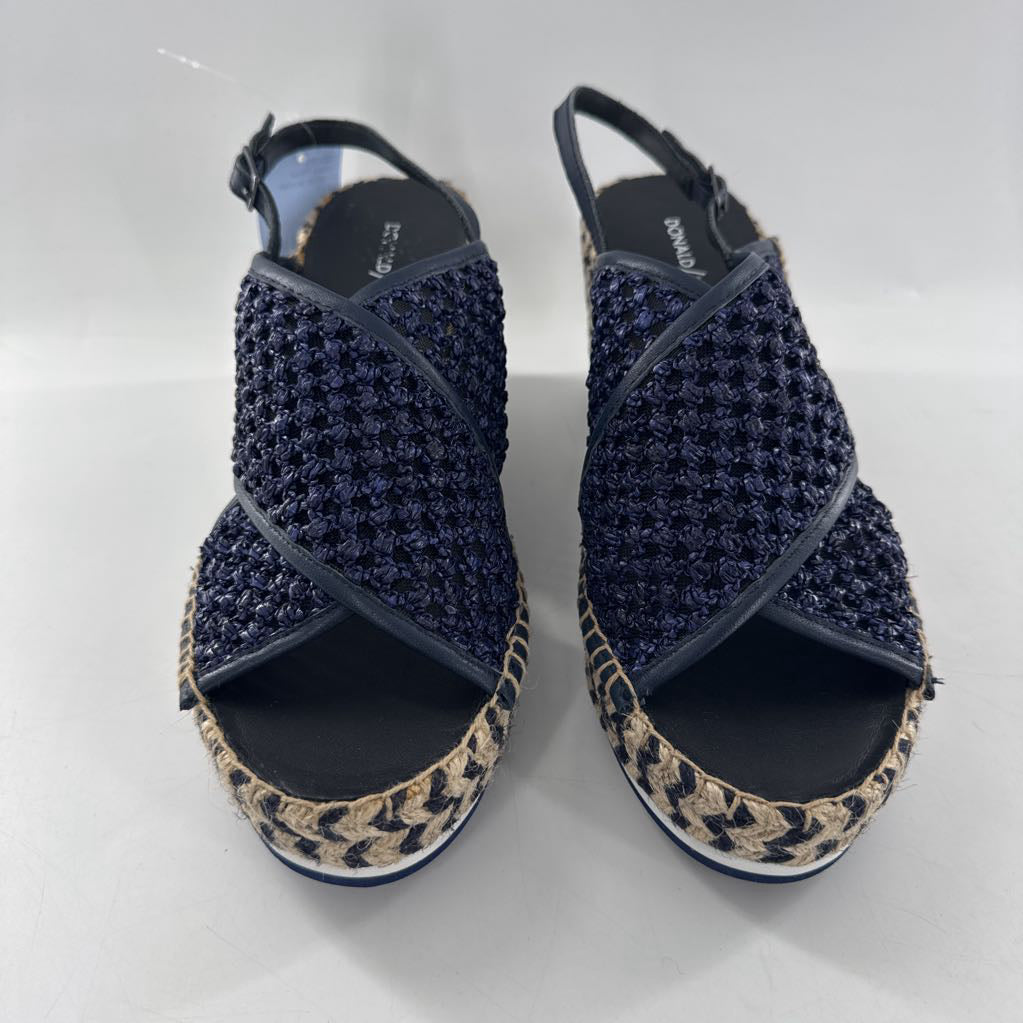 10 raffia woven wedge sandals