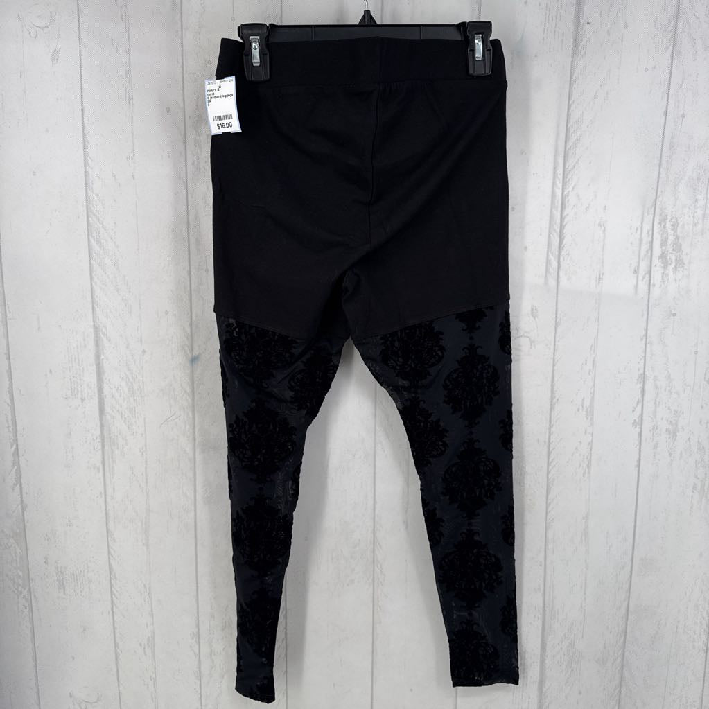 0 jacquard leggings