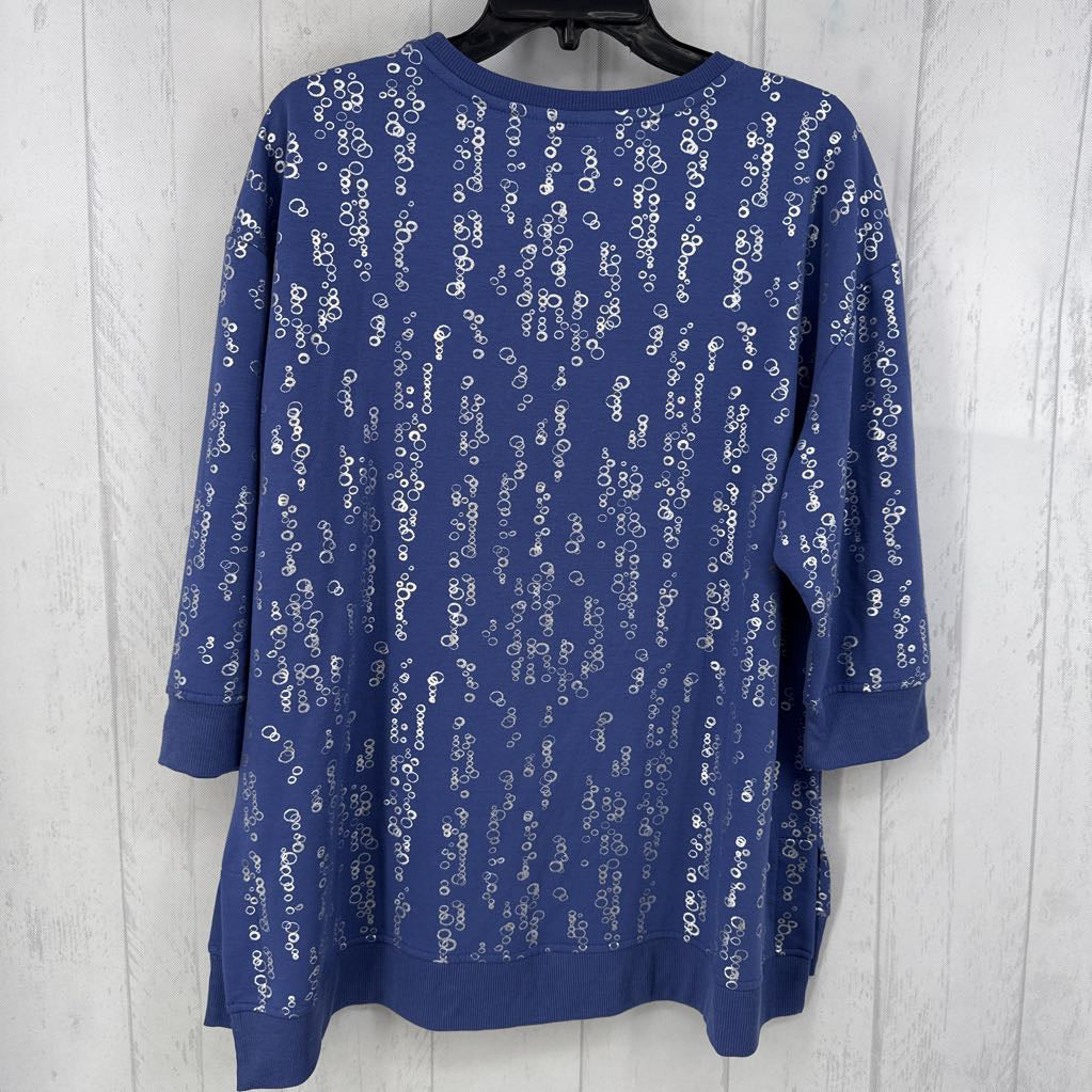 XL circles print crewneck sweatshirt