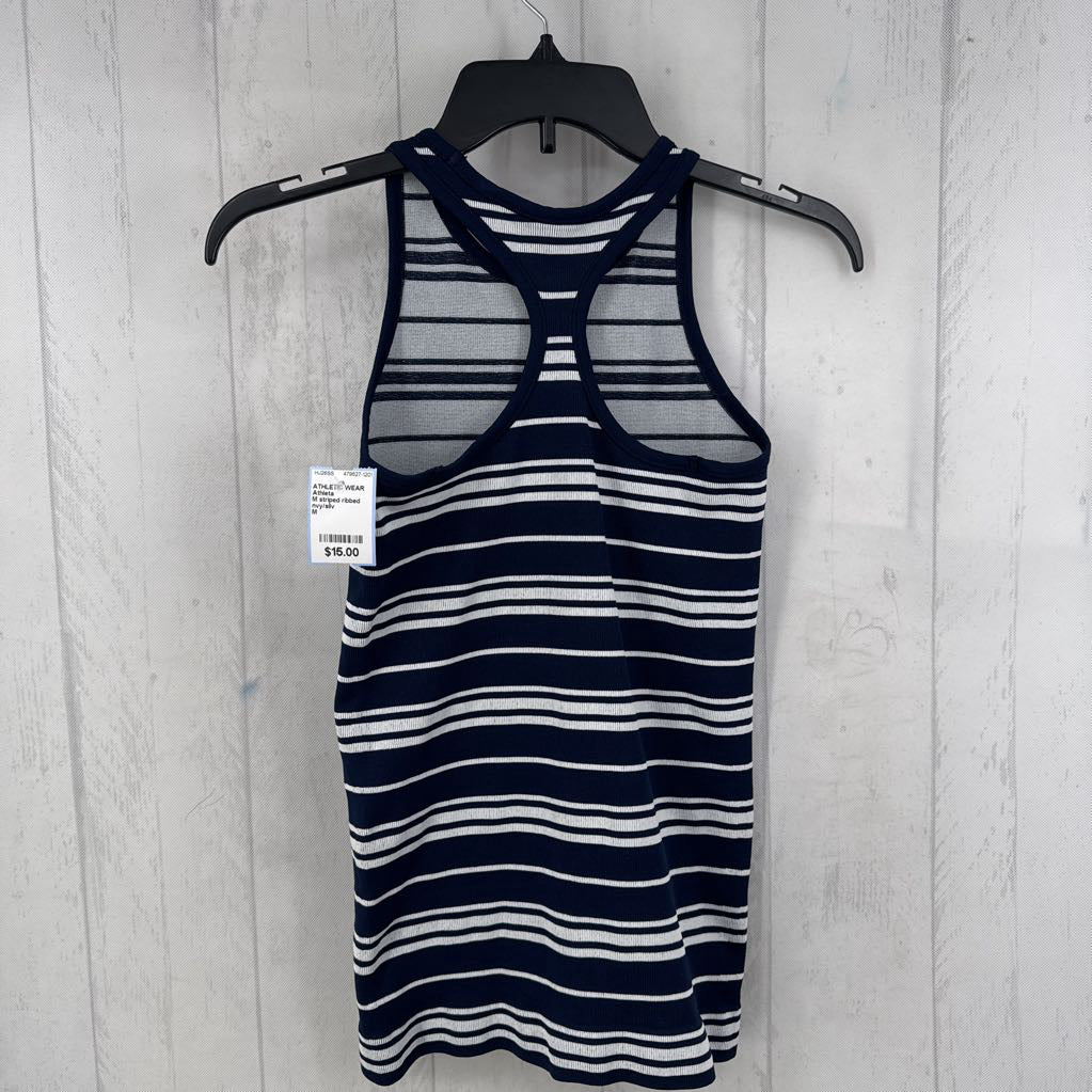 M striped ribbed tank