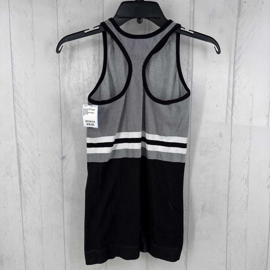 M striped ribbed tank