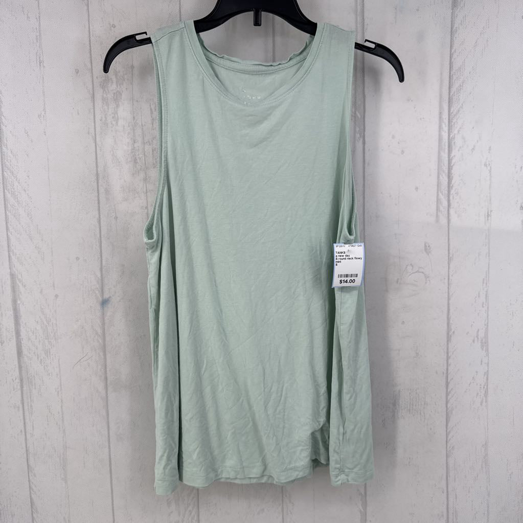 S round neck flowy tank