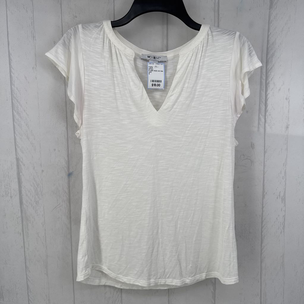 S split neck s/s tee