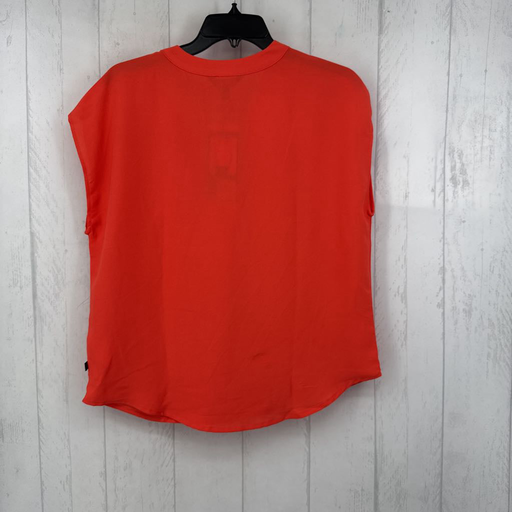 S split neck cap slv top