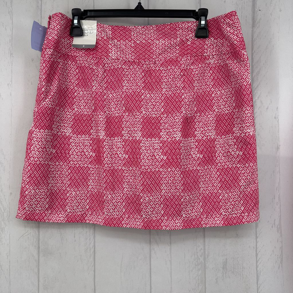 4 printed skort