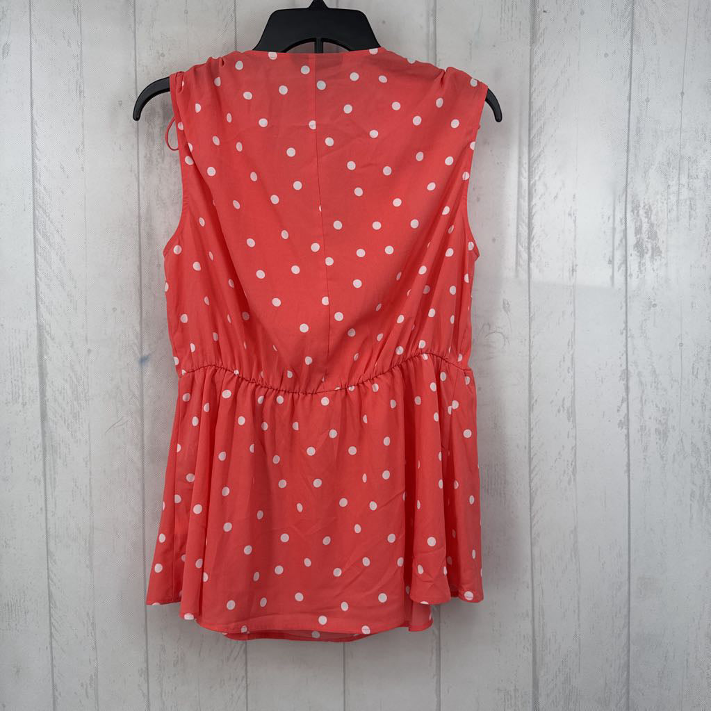 R45 10/12 polka dot crossover slvls tank