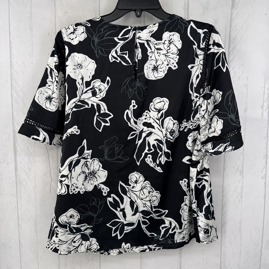 S flo print s/s top