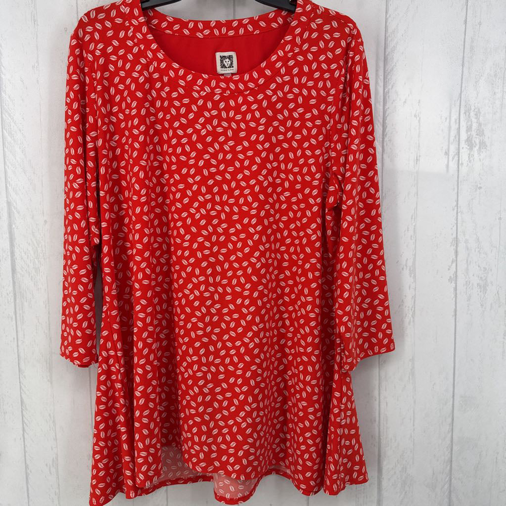 XL printed 3/4 slv tunic