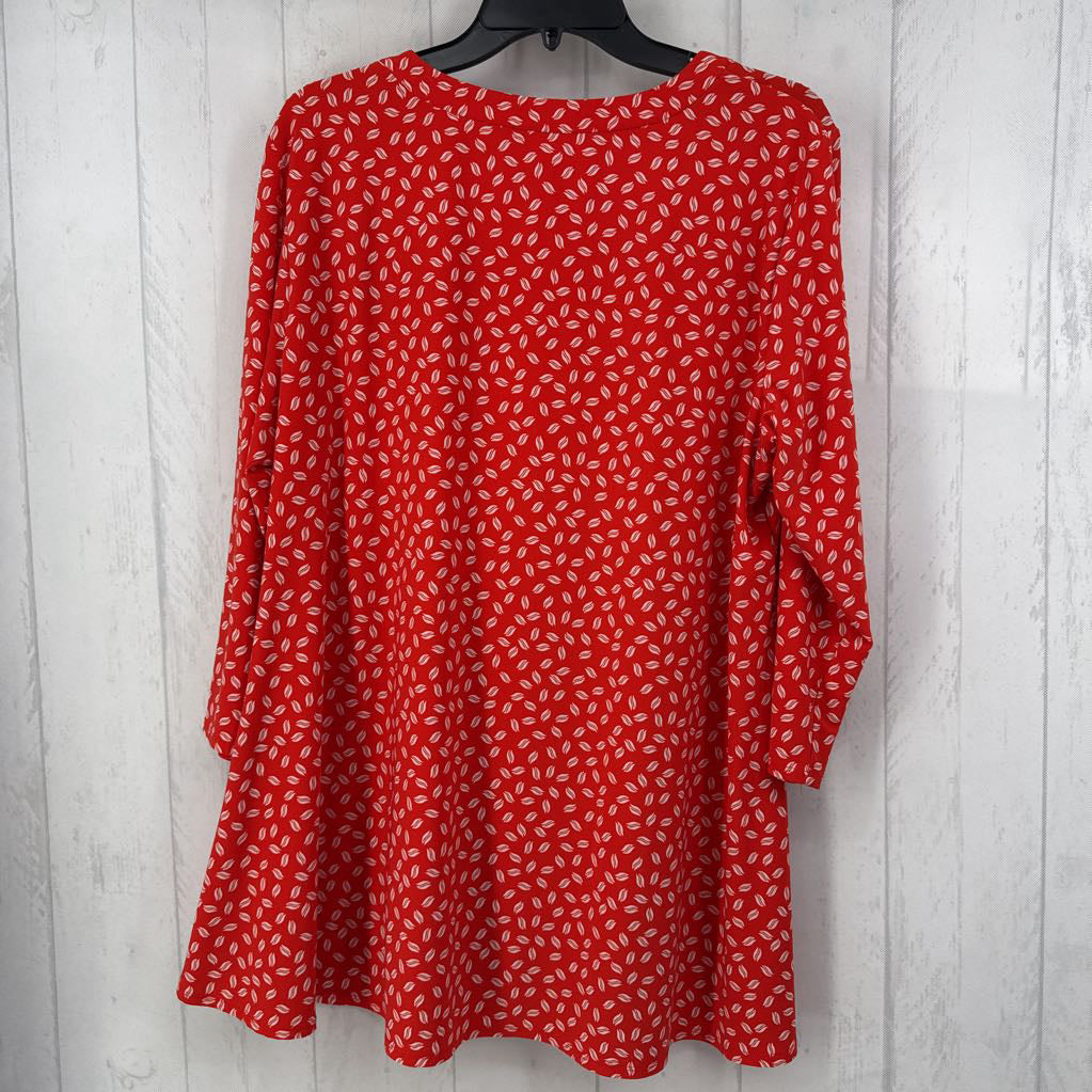 XL printed 3/4 slv tunic