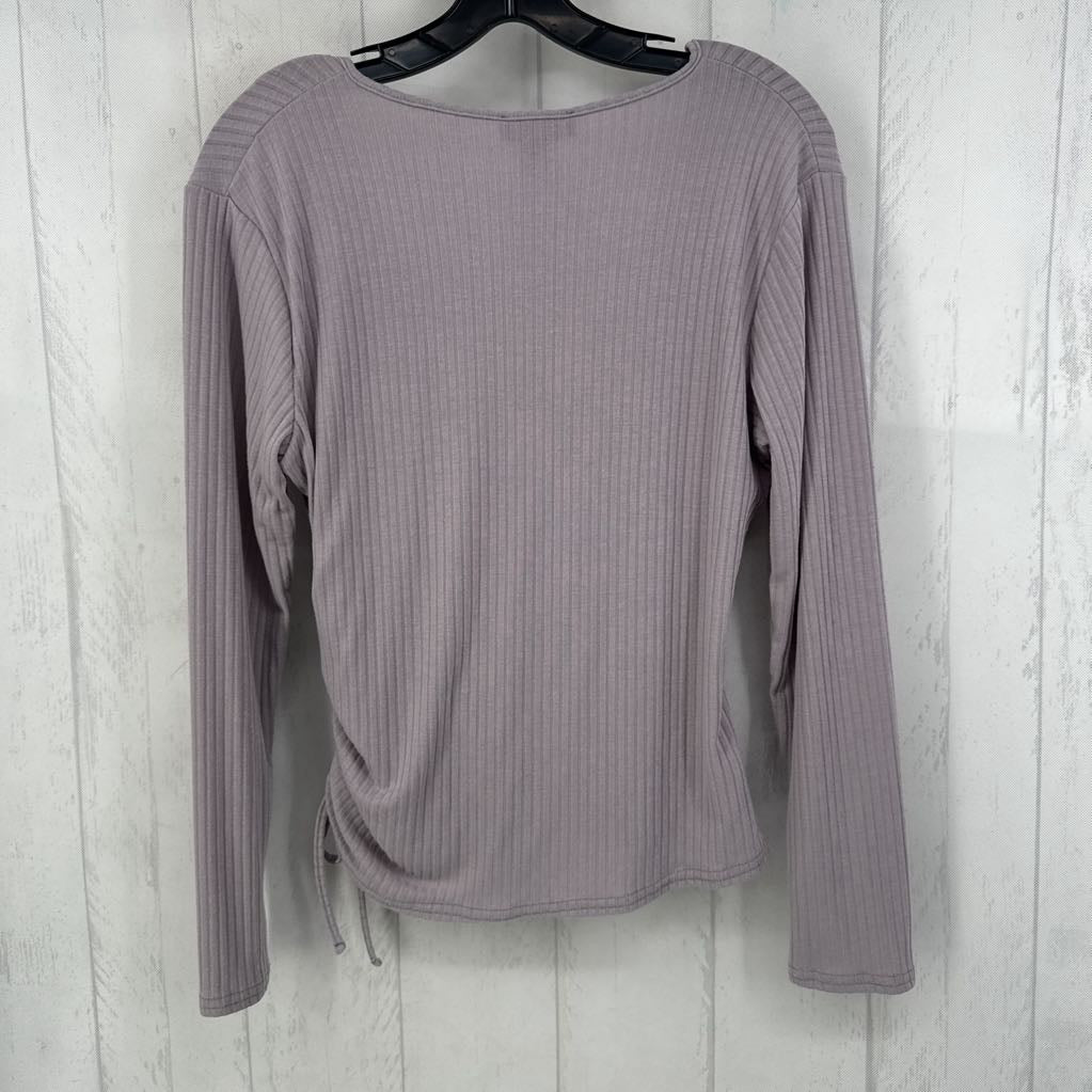 12 ribbed crossover l/s top