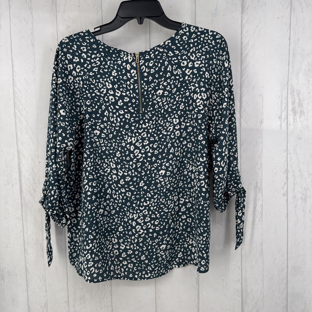 Lp animal print 3/4 slv top