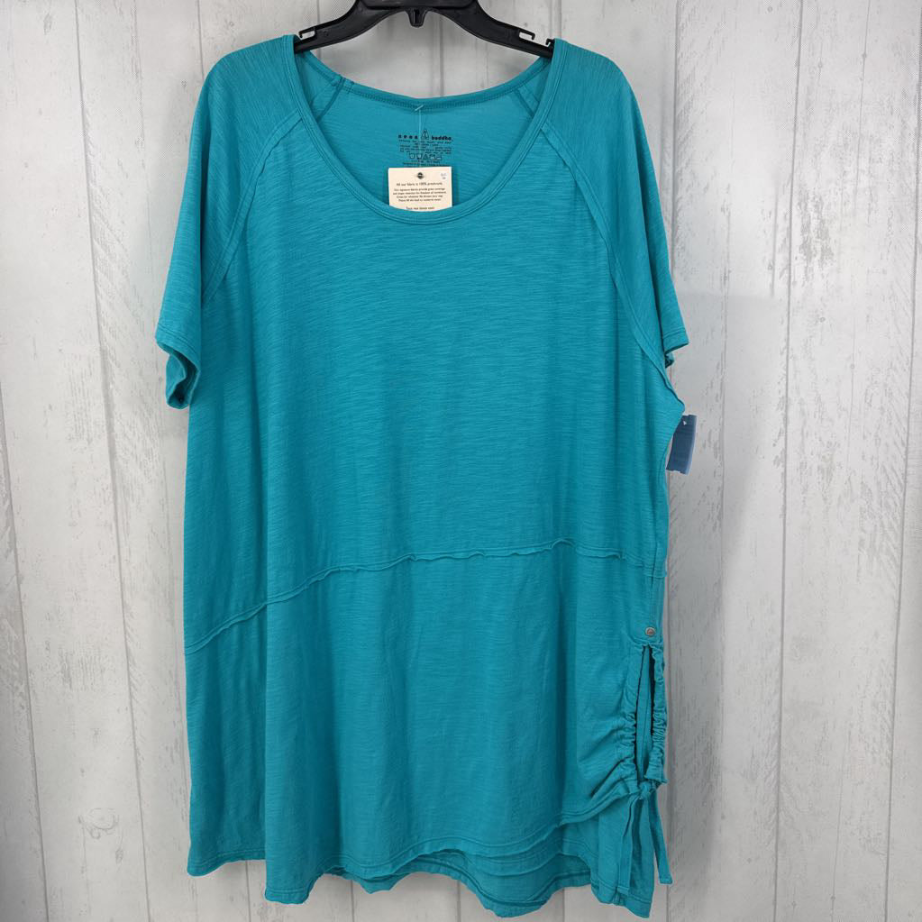 2X scoop neck s/s dress