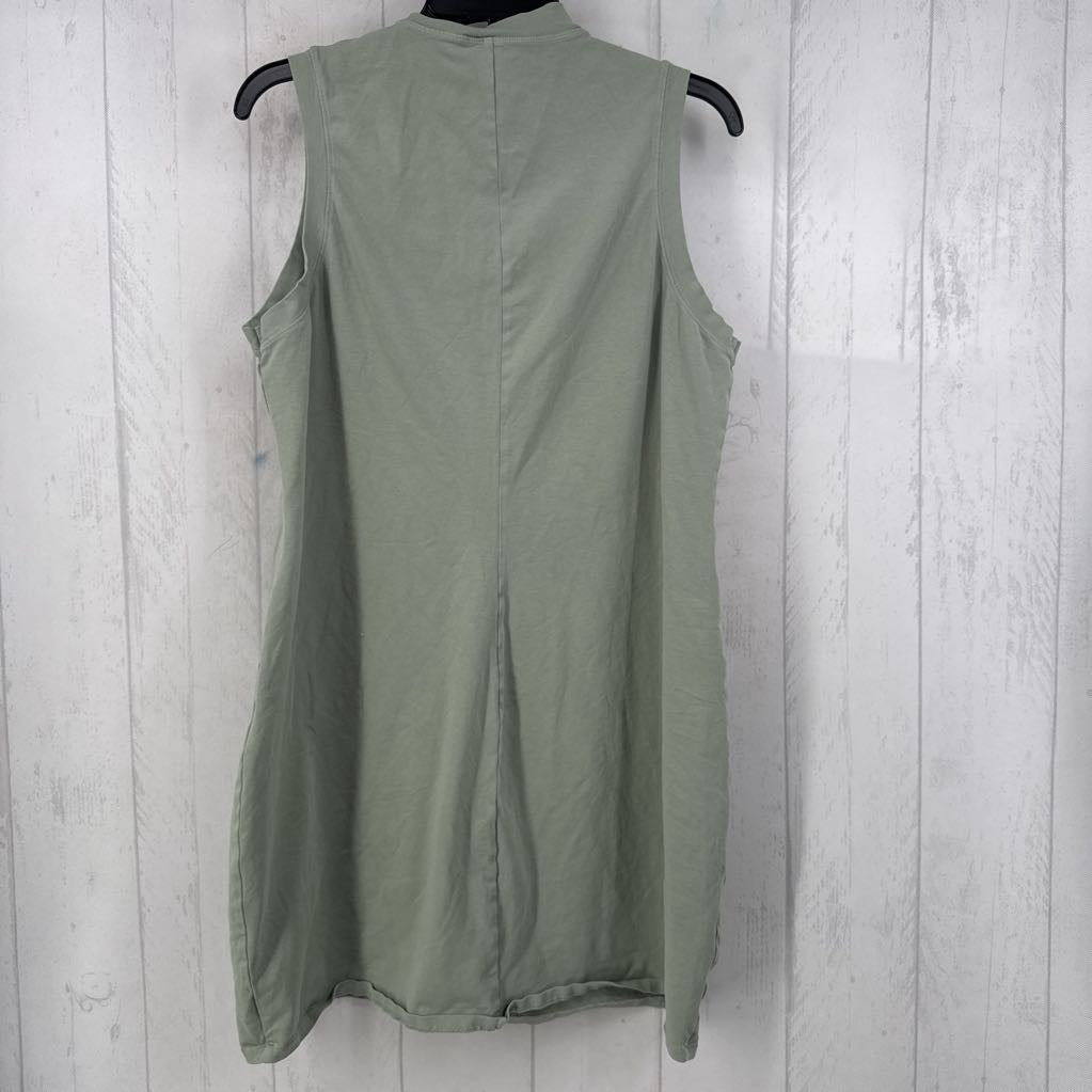 Quarter Zip Sleeveless Dress