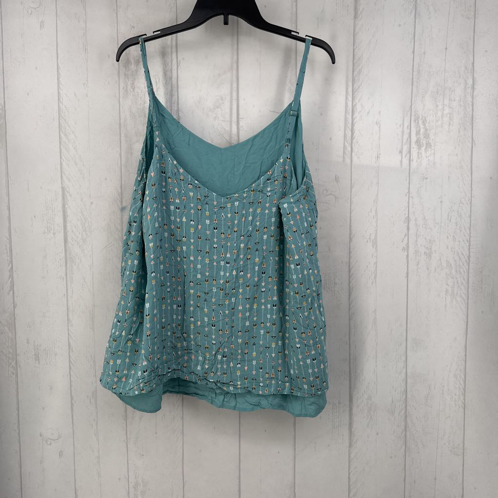 Double Layer Swing Tank in Deo Aztec Print