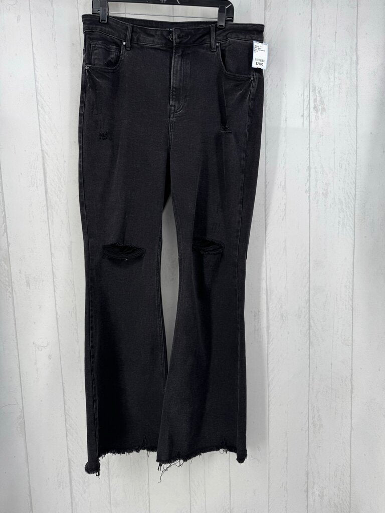 5pkt. Distressed Knees Stretch Jeans