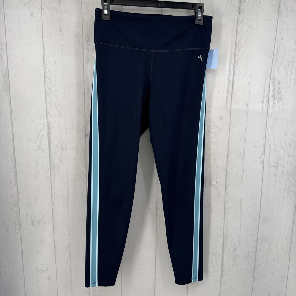 High-Waisted Racing Stripe Leggings