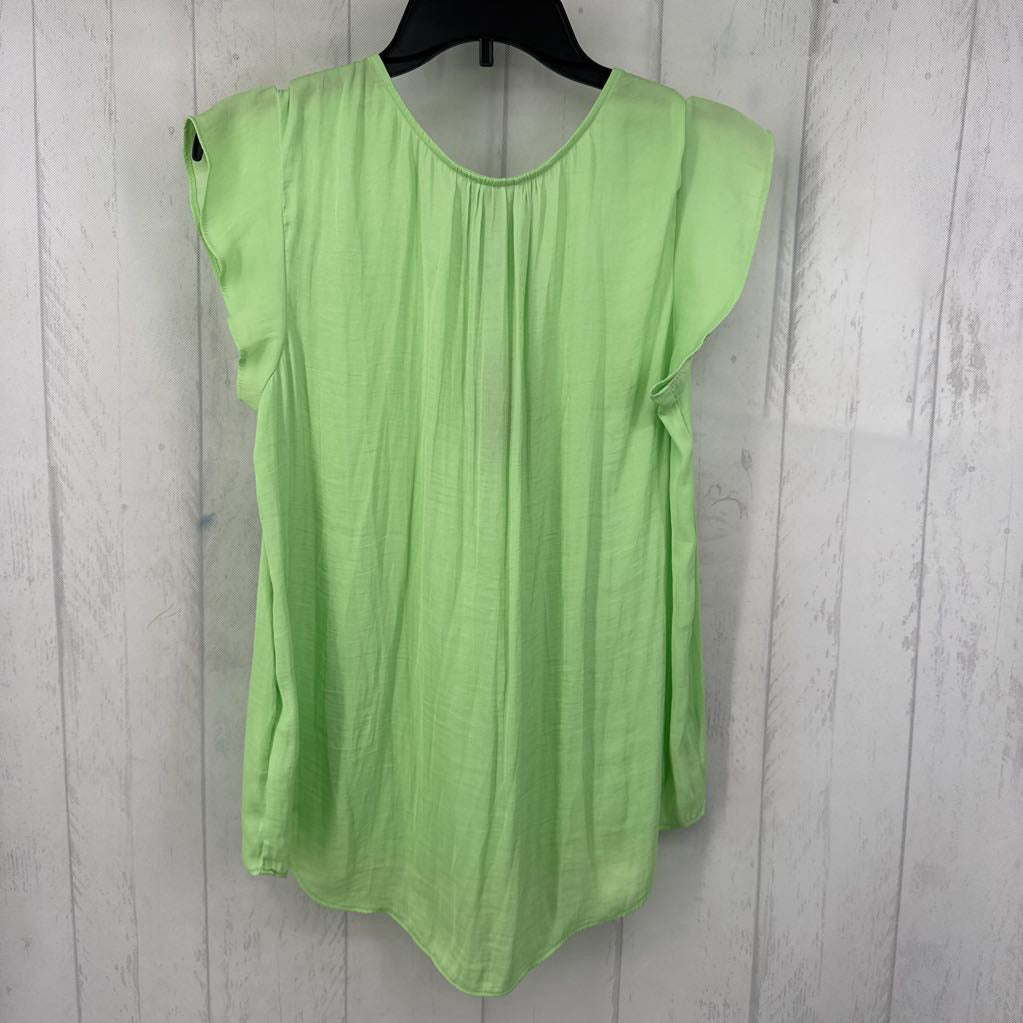 M button front hi-lo s/s top