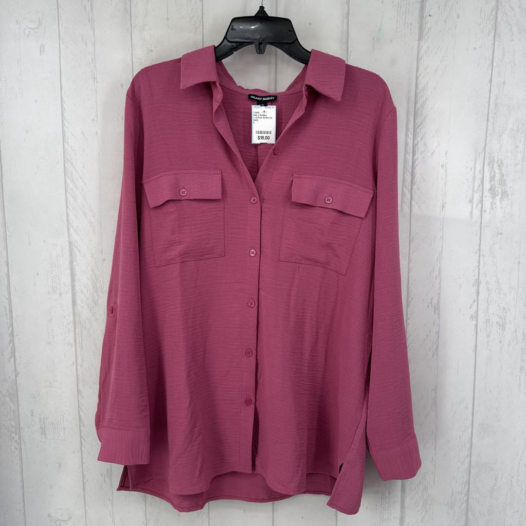 L button down l/s top