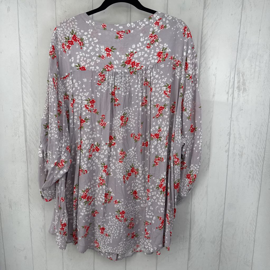 R45 5X flo print button front tab slv top