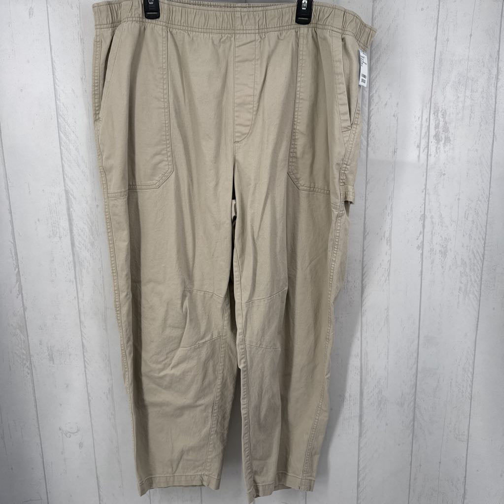 XXL pull-on cargo pocket pant