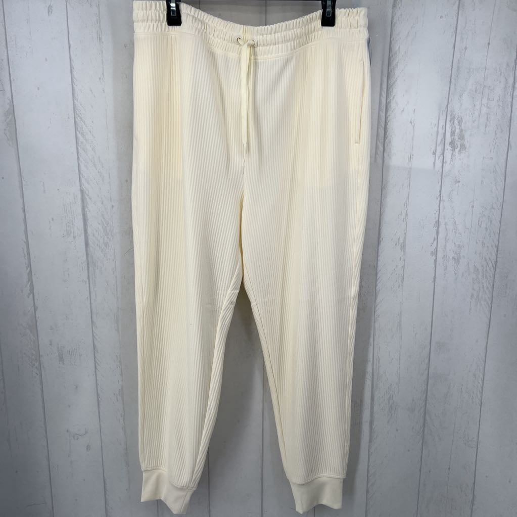 XL hi-rise ribbed jogger sweatpants