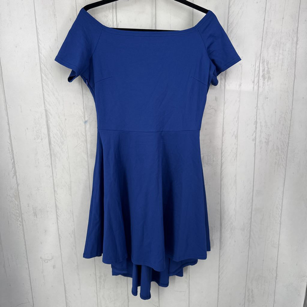 L off shoulder s/s dress