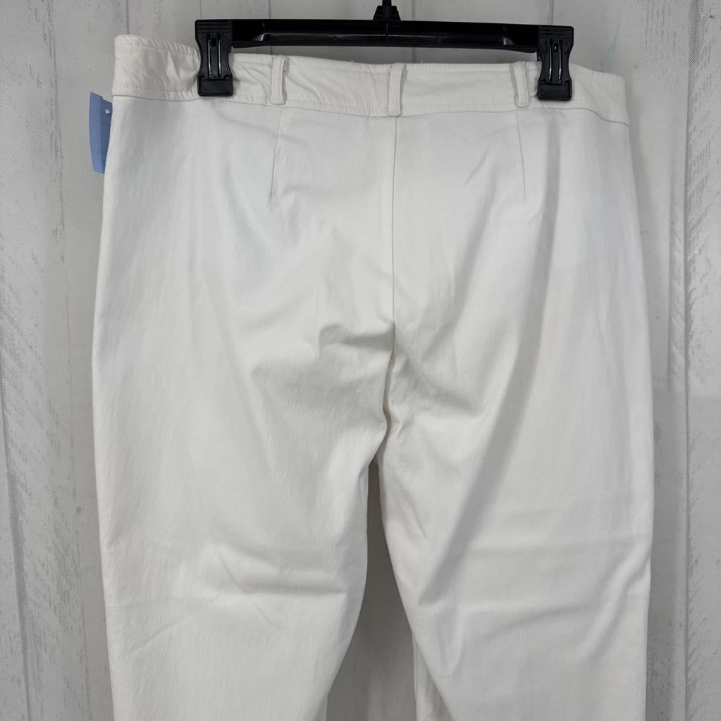 12 button detail capris