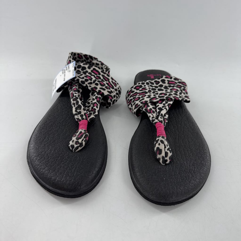 7 animal print yoga sling sandal