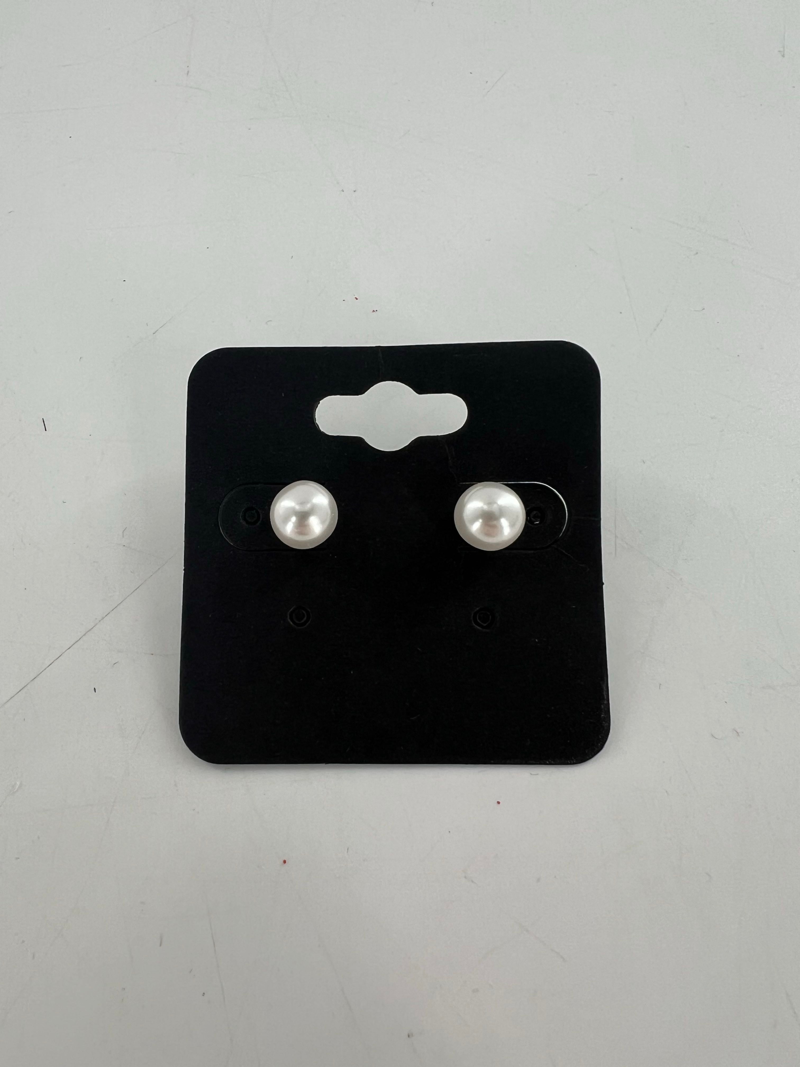 pearl post earrings