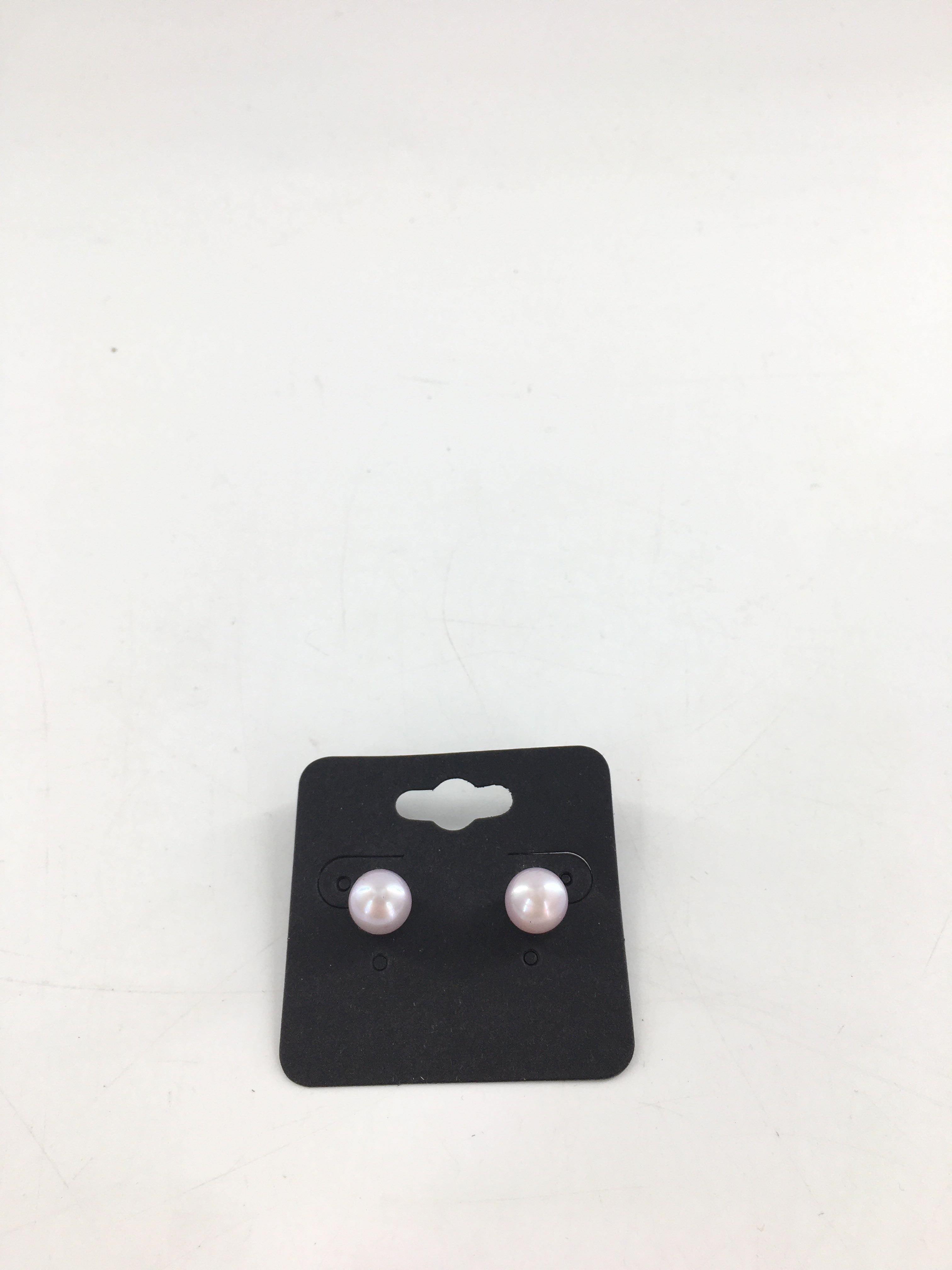 pearl post earrings-lilac