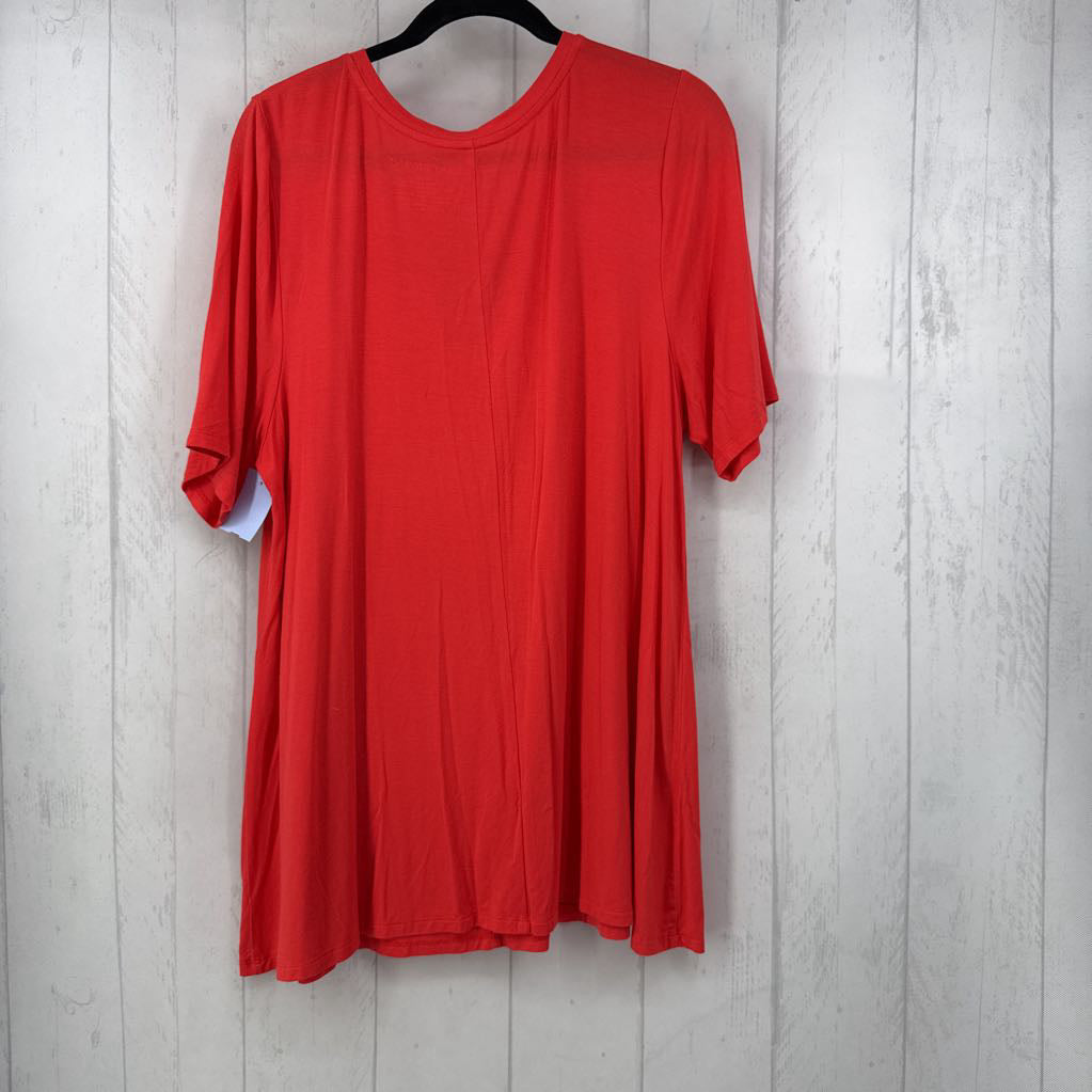 18/20 v-neck s/s top