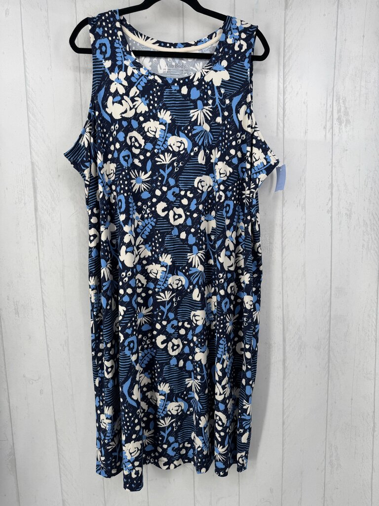 2X printed slvls dress