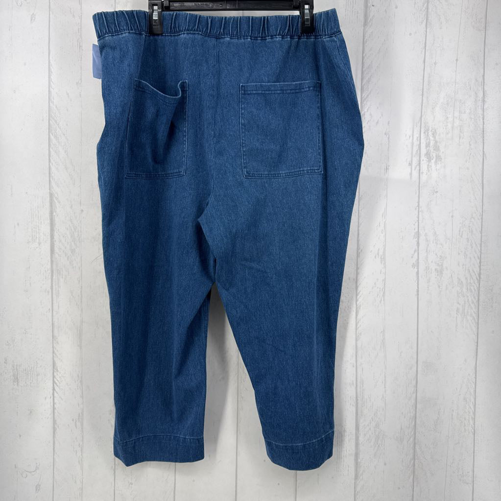 1Xp pull-on denim capris